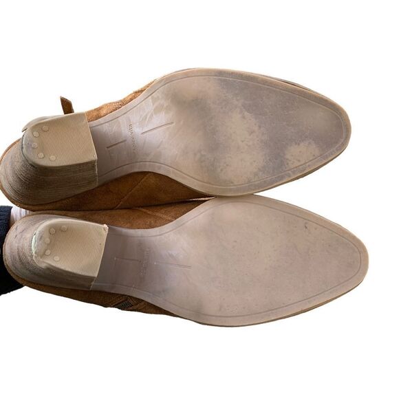 Dolce Vita Brown Suede Leather Ankle Booties Shoes Women’s size 11 boho Western - Picture 9 of 15